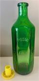 Antike Gift Glasflasche in Grün 50 cl mit Deckel