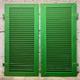 Gebrauchte Aluminium-Fensterläden grün