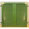Gebrauchte Aluminium-Fensterläden grün