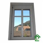 Grosses Fenster Holz/Metall, Isolierverglast