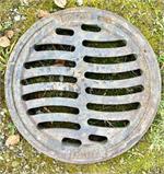 Schachtabdeckung mit Rahmen Ø 51 cm